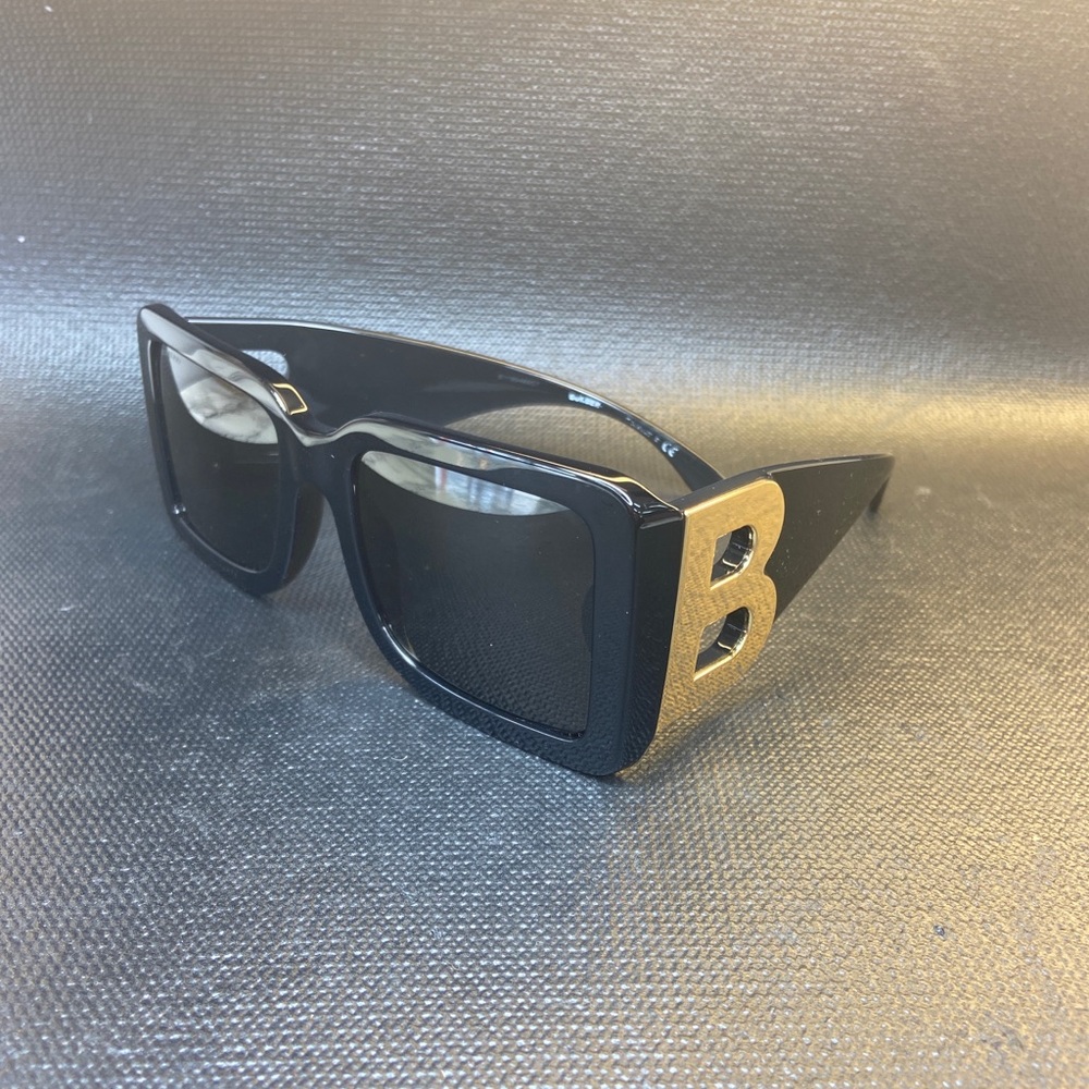 Burberry B Motif Square Frame Sunglasses